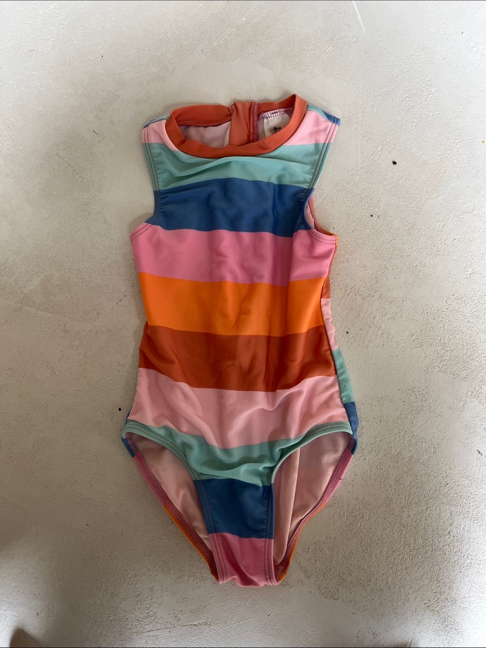 art class Coral, Light Pink, Mint, Blue Girls' Swim Top